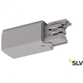 SLV 175044 Einspeiser für 3-Phasen-Schiene L-Version, silbergrau