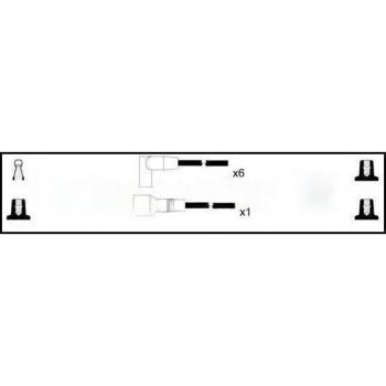 Ignition Wire Set for Austin-Healey 3000 (7 leads, high tension)
