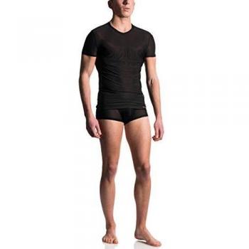 M101 V-Ausschnitt Shirt 3er Pack Schwarz L