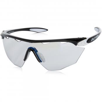 Alpina VLM+ Twist Four Shield Sonnenbrille – Schwarz-Weiße Variante