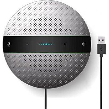 USB Speakerphone with RingCentral Compatibility and Premium Noise Cancelling