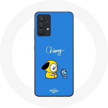 BT21 Chimmy Jimin Blue Background Case