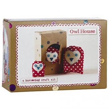 Buttonbag Owl House Embroidery Set