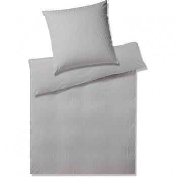Drap de lit en jersey rayé 140/200CM graphite