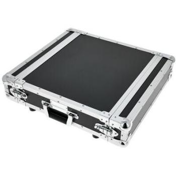 Flyht Pro 2U Rackgehäuse Doppeltür Schwarz