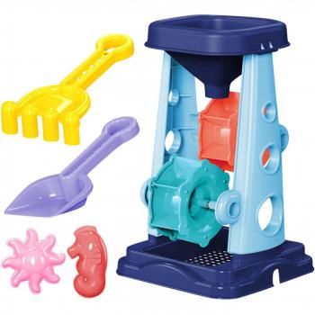 Carro de arena con pala y casa de juegos, juego educativo interactivo, 7 piezas