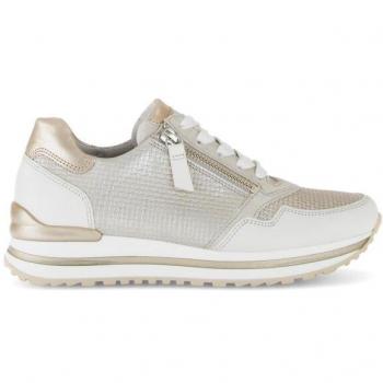 Gabor TURIN Keilsneaker – Freizeitschuh, Metallic‑Schnürhalbschuh