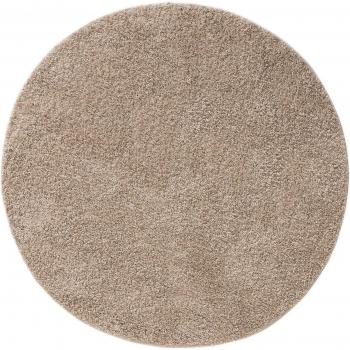 Benuta Waschbarer Hochflor-Teppich Soho, rund