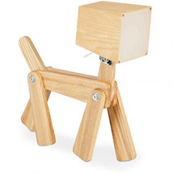 Perro Luminoso Mesita Nocturna Relaxdays