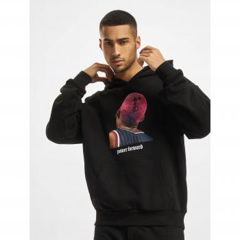 Sudadera con Capucha Negra Oversize de Mister Tee