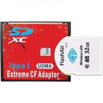 WiFi Enabled SD to CF Card Converter for SLR Cameras