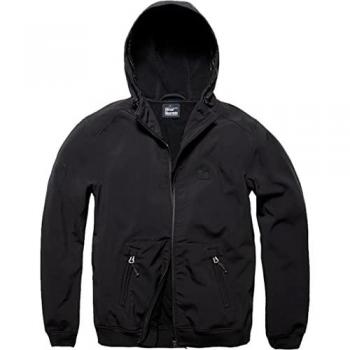 Giacca Softshell Uomo Vintage Industries Ashore Nero S