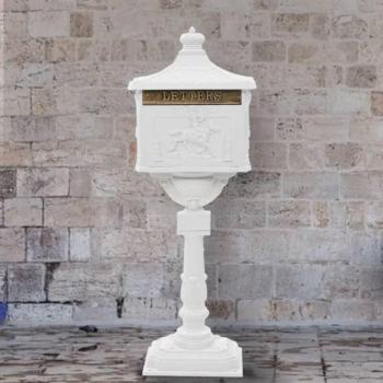 Prolenta Premium : Boîte aux Lettres Aluminium Vintage sur Pied