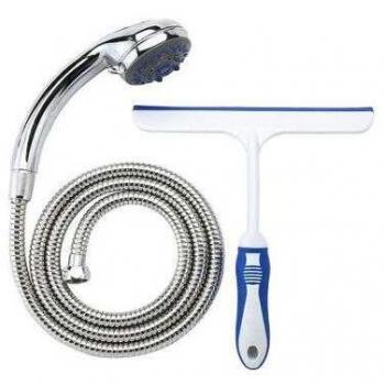 KIRCHHOFF Système de douche chromé avec raclette