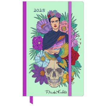 Frida Kahlo 2025 Compact Calendar with Closure and Pocket
