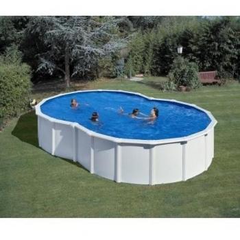 Piscina ovalada Gre Varadero blanca 5.00 x 3.40 x 1.20 m