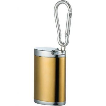 Travel-Friendly Metal Ashtray Keychain