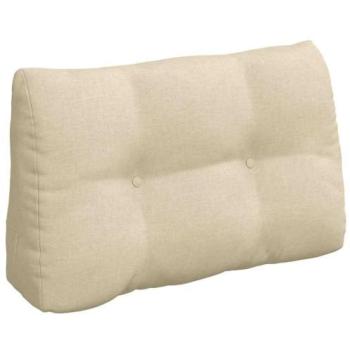Coussin de soutien dorsal crème 80 x 24 x 50 cm