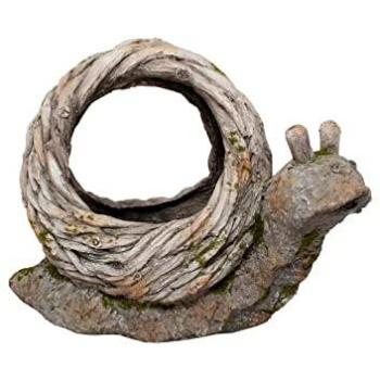 HTI-Line Pflanzgefäß Schnecke Borke