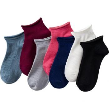 Veridical Women's Harajuku Style Bamboo Fiber Ankle Socks