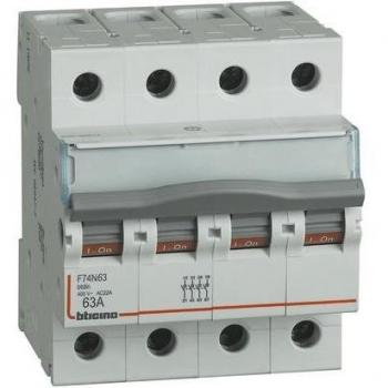Sectionneur 4P 63A Bticino 4 modules F74N63