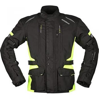 Modeka Striker II Pantaloni Moto Nero Giallo L