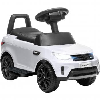 AIYAPLAY 2 in 1 Land Rover Licensed 6V Kids Electric Ride On Car Sliding Car w/ Headlights Music, for 18-60 Months White Aosom UK