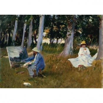 Originalwerk: Claude Monet von J.S. Sargent (1885)
