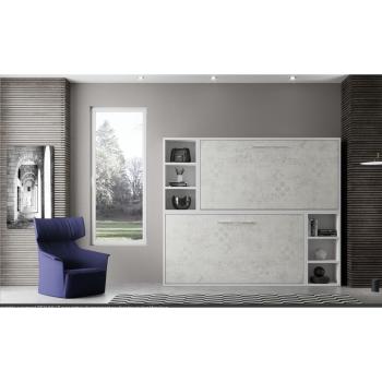 Lit Superposé Mosaïque Escamotable 2 Couchages
