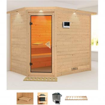 Karibu Sauna Talida, 40 mm Wandstärke, 9 kW