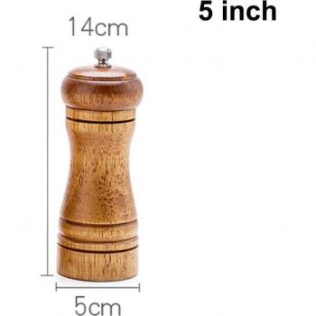 Handcrafted Solid Wood Pepper Grinder 5 8 10