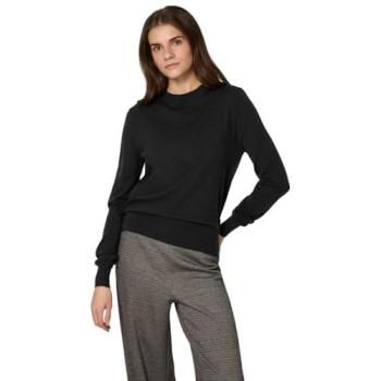 Street One Studio Damenpullover im Feinstrick – Schwarz, Größe 34