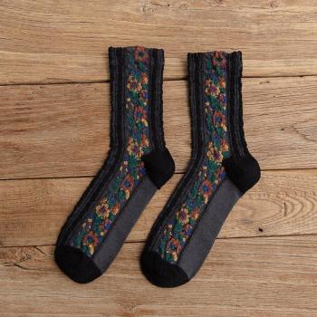 Calcetín Largos Estilo Jeseca Floral