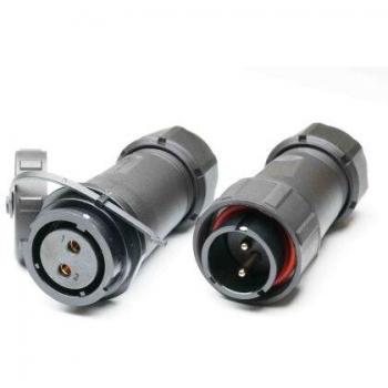 Conector Circular Hembra-Macho 2 Vías RS PRO