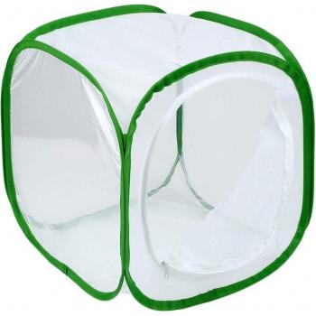 Terrario para insectos y mariposas 12x12x12 pulgadas (blanco + verde)