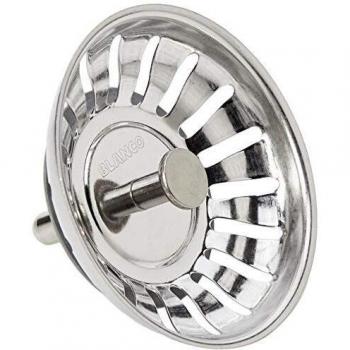 Accessoire d’évier inox 80 mm avec panier filtrant