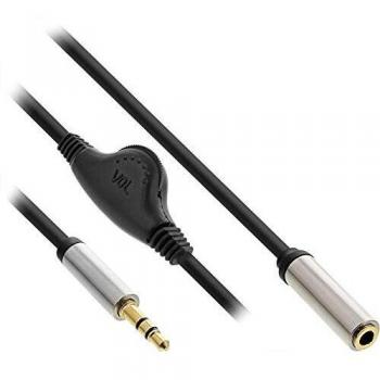 InLine® Slim Audio Cavo Jack 3,5 mm maschio/femmina – NUOVO