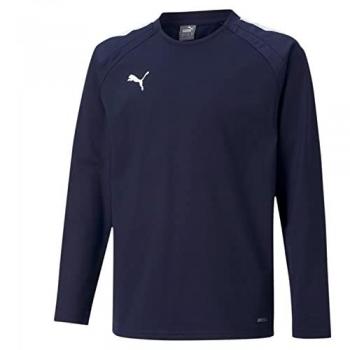 Felpa sportiva Puma teamLIGA Blu Unisex 152