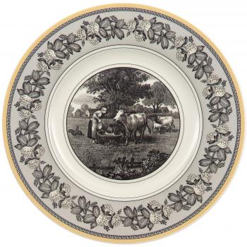 Villeroy & Boch Audun Ferme Frühstücksteller, Premium Porzellan, Weiß/Mehrfarbig, 22 cm