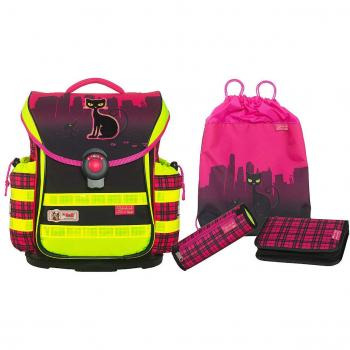 Ergonomisches Schulranzenset – 4‑TLG, 20 l, McNeill Ergo Light Plus Polyester