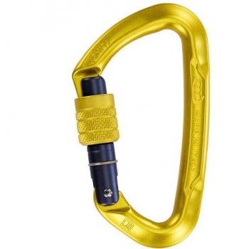 Moschettone Climbing Technology Lime con ghiera a vite