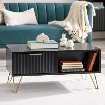 Espresso Murano Black Coffee Table