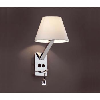 FARO BARCELONA Moma 2 White LED Wall Fixture