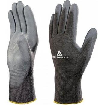 Guante DeltaPlus de Poliester palma Poliuretano talla 8