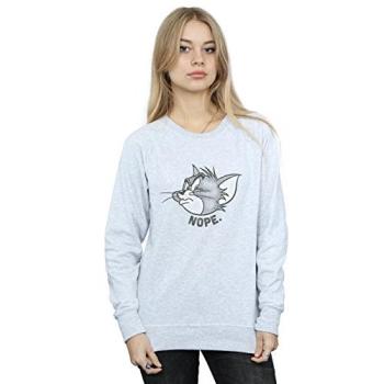 Tom & Jerry No-Face Collection Hoodie – Women’s Grey (2XL)