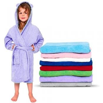 Twinzen Accappatoio con Cappuccio, Orecchie e Tasche