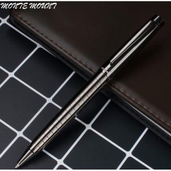 Monte Mount Gray/Silver Space Cross Line Ballpoint Pen
