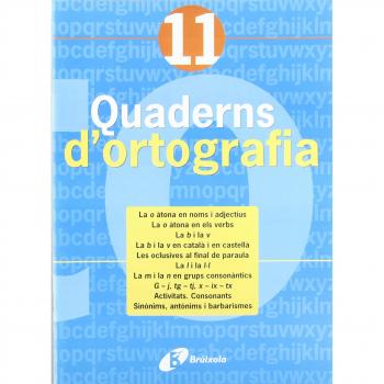 Quadern d'ortografia 11.