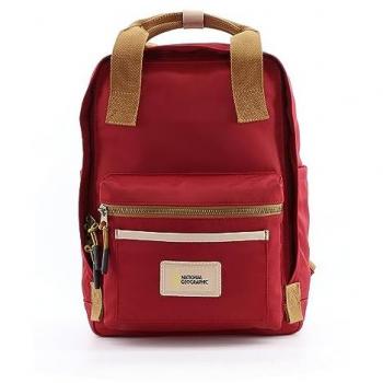 Cityrucksack NATIONAL GEOGRAPHIC Legend Gr. B: 27.00cm, rot, Nylon, Rucksäcke, mit vielen Funktionen