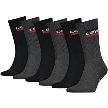 Levi’s® Socken 6-Paare – Breiter Logobund, Packung